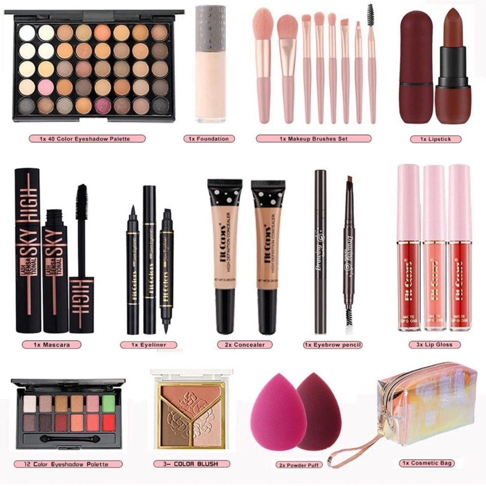 All in One Makeup Kit Portable Makeup Kit for Women, Professional Makeup Kit - Picture 1 of 13